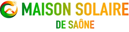 Logo Maison solaire de Saône Paysage texte couleur